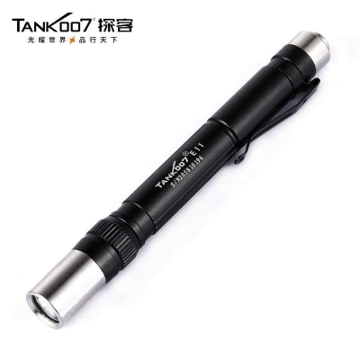 Tank007廠家批發醫生小手電便攜筆燈帽燈手電led超亮禮品手電筒專家E11