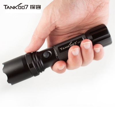 tank007新款UC19超遠射大功率遠程戶外狩獵執勤，執法，巡邏直充手電筒