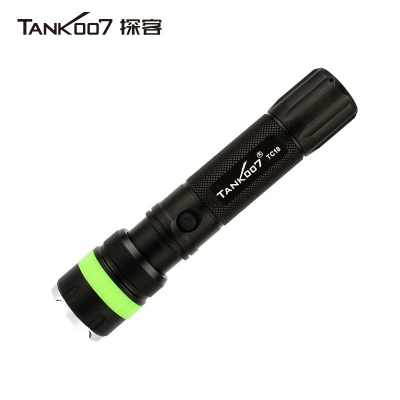 TANK007 TC18直充調焦遠光手電筒360流明可充電戶外搜索手電