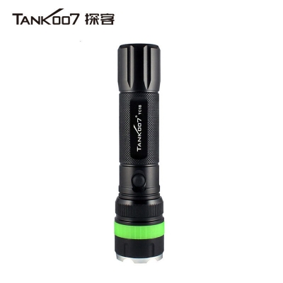 TANK007 TC18直充調焦遠光手電筒360流明可充電戶外搜索手電