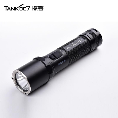 TANK007探客新標標準型執勤直充手電筒PC11A巡邏安防超亮手電