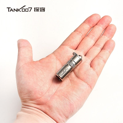 Tank007探客廠家直銷純鈦E15超亮led迷你小手電筒 超便攜小手電可定制批發