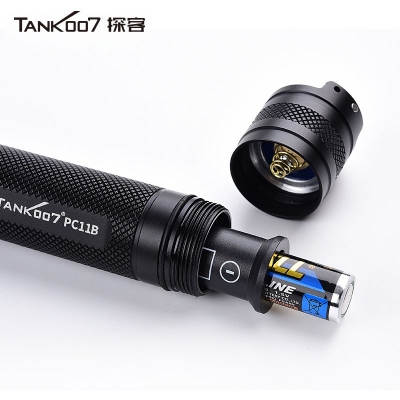 TANK007探客新標戰術型執勤直充手電筒PC11B超亮手電