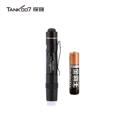 TANK007探客迷你醫生白光LED日常家用7號小手電筒AAA電池筆帽燈PA01