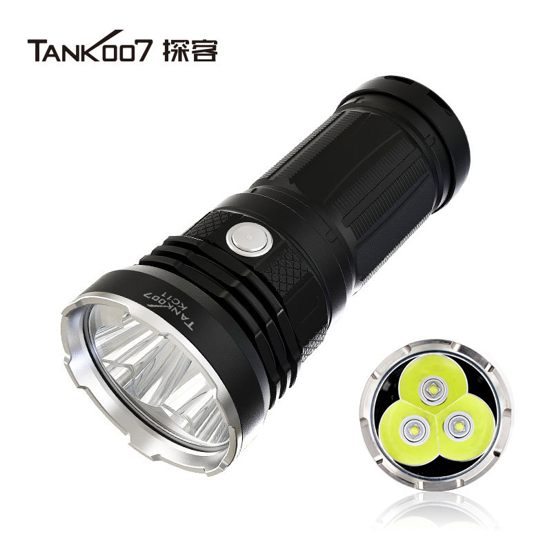 TANK007探客KC11強(qiáng)光戶外搜索手電 大功率LED強(qiáng)光..